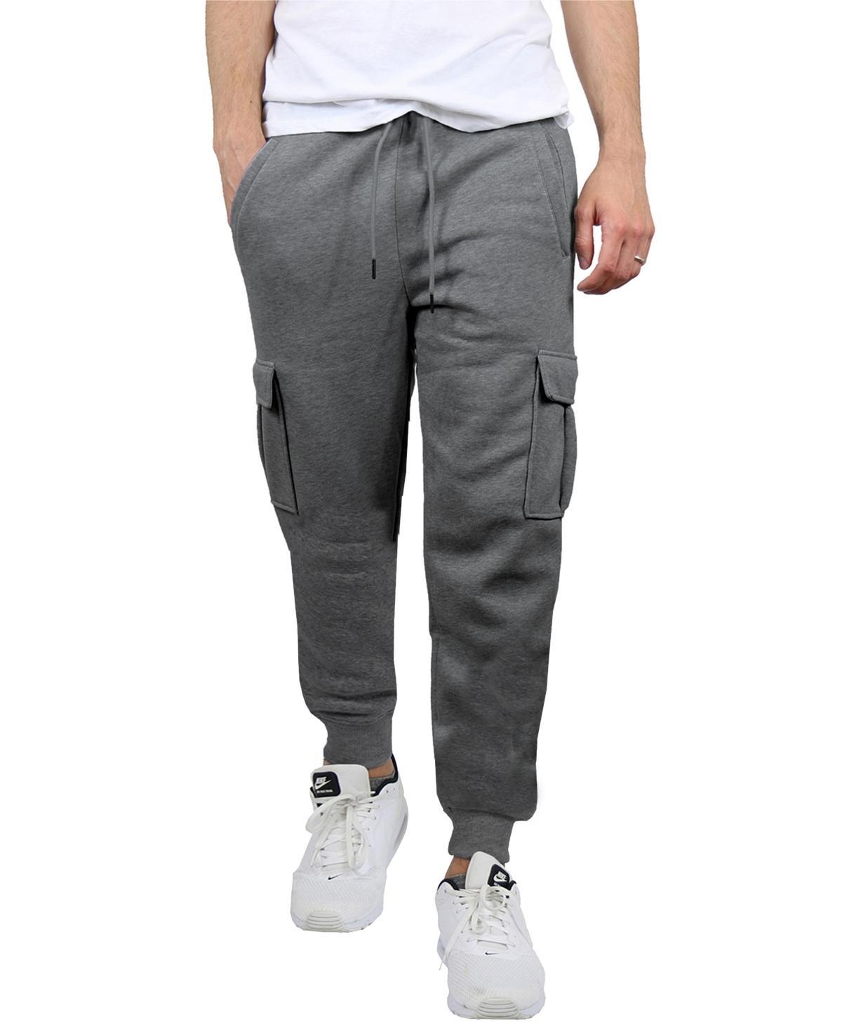 Blue Ice Mens Heavyweight Fleece-Lined Cargo Jogger Sweatpants Product Image