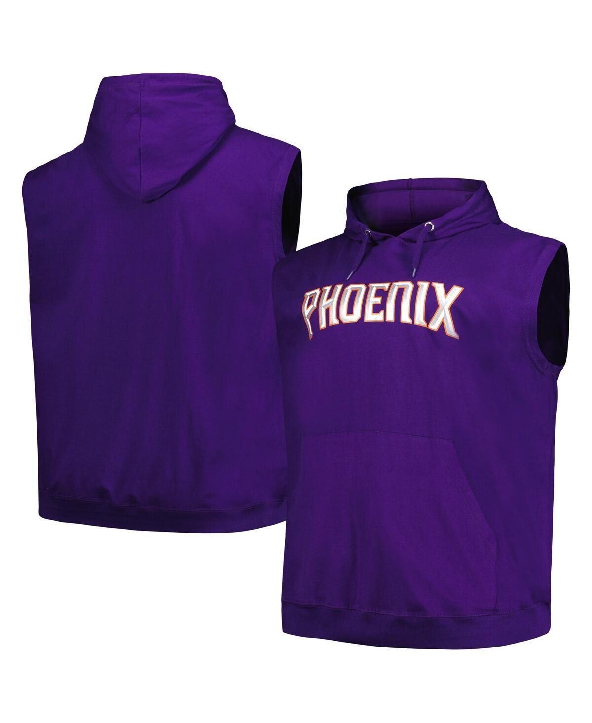 Mens Fanatics Branded Purple Phoenix Suns Big & Tall Jersey Muscle Pullover Hoodie Product Image