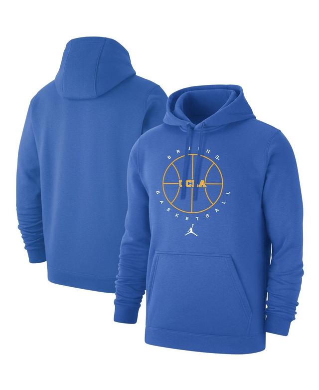 Mens Blue Ucla Bruins Basketball Icon Club Fleece Pullover Hoodie Product Image