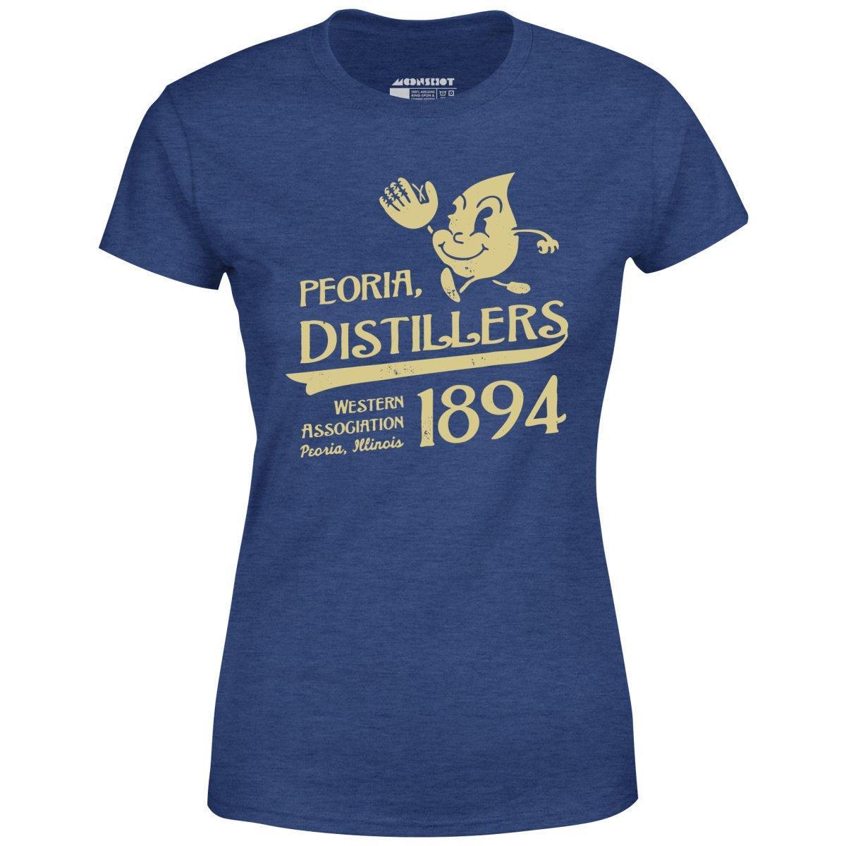 Peoria Distillers - Illinois - Vintage Defunct Baseball Teams - Women's T-Shirt Female product image