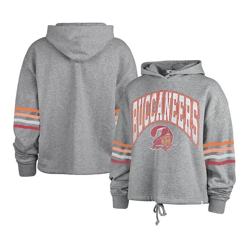 Womens 47 Heather Gray Tampa Bay Buccaneers Upland Bennett Pullover Hoodie Product Image