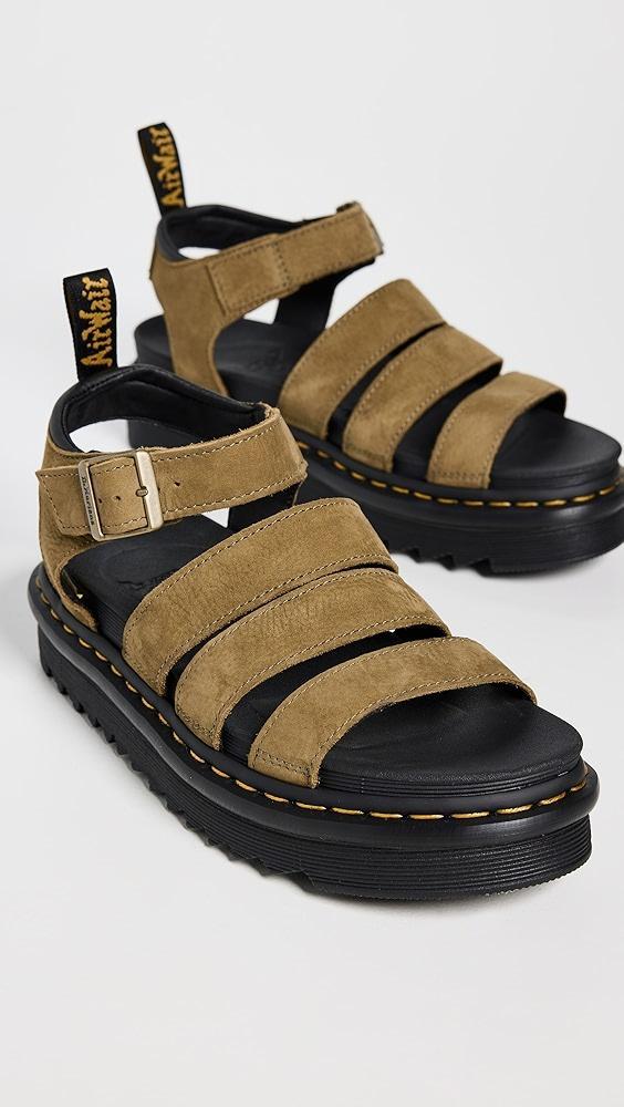 Dr. Martens Blaire Tumbled Nubuck Leather Sandals | Shopbop Product Image