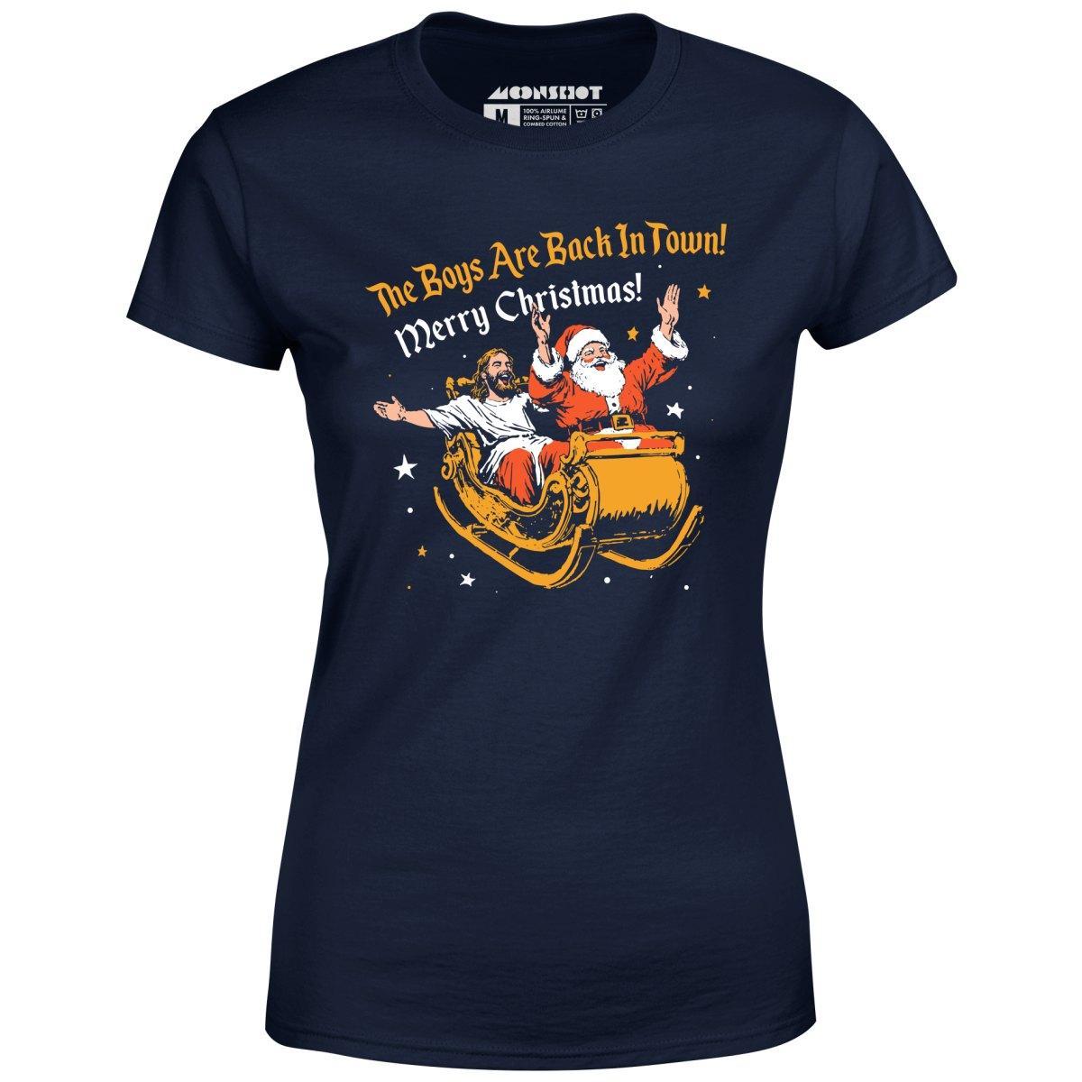 The Boys Are Back In Town - Women's T-Shirt Female Product Image