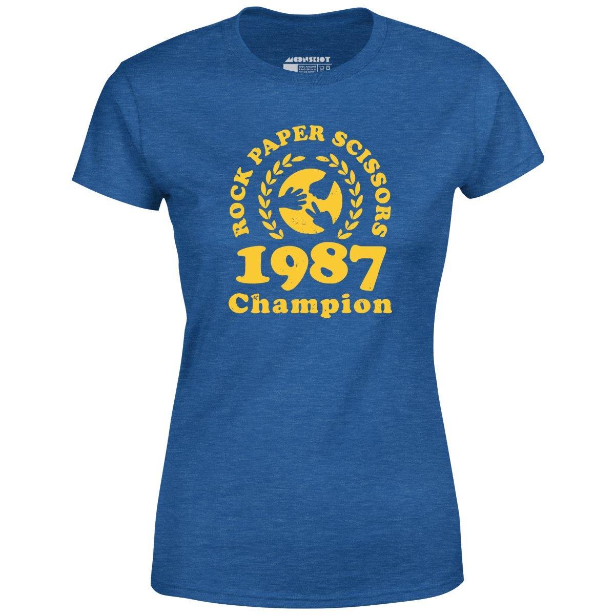 Rock Paper Scissors Champion - Women's T-Shirt Female Product Image