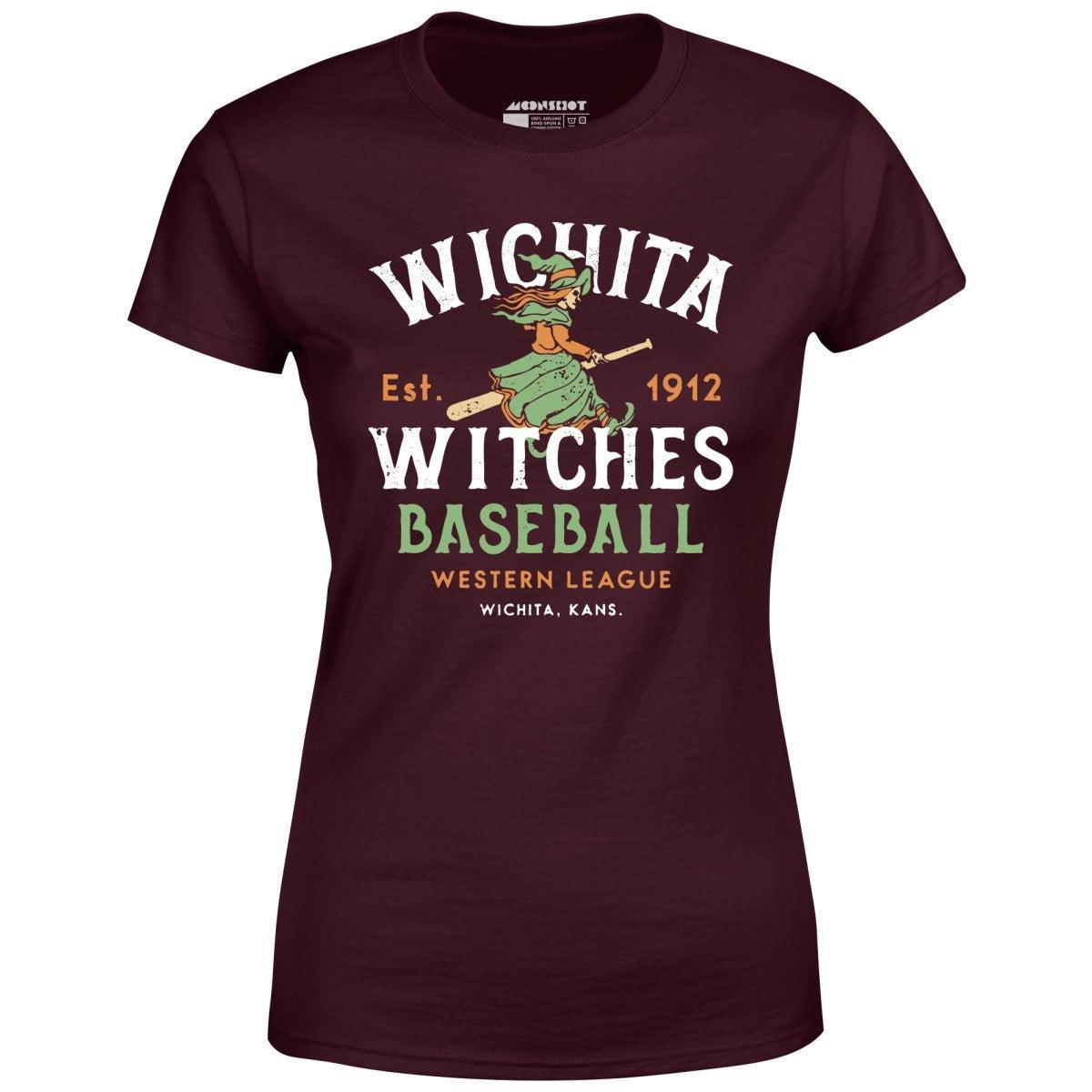 Wichita Witches - Kansas - Vintage Defunct Baseball Teams - Women's T-Shirt Female Product Image