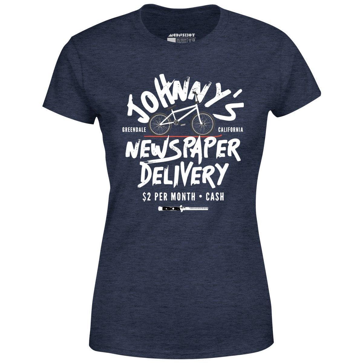 Johnny's Newspaper Delivery - Women's T-Shirt Female Product Image