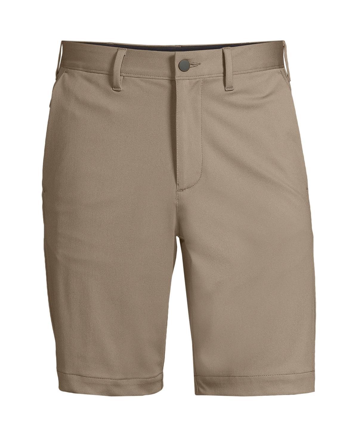 Mens Lands End Traditional-Fit 9-inch Flex Performance Golf Shorts Radiant Blue Product Image