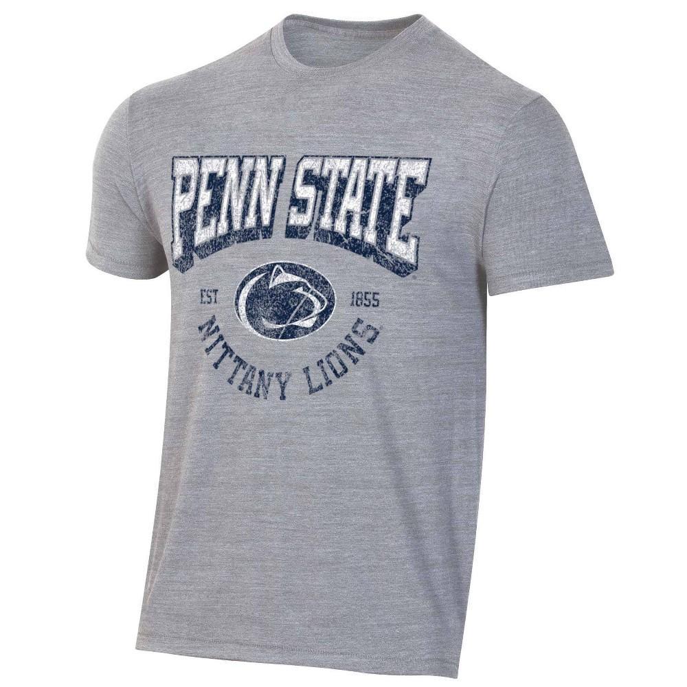 NCAA Penn State Nittany Lions Mens Gray Triblend T-Shirt Product Image