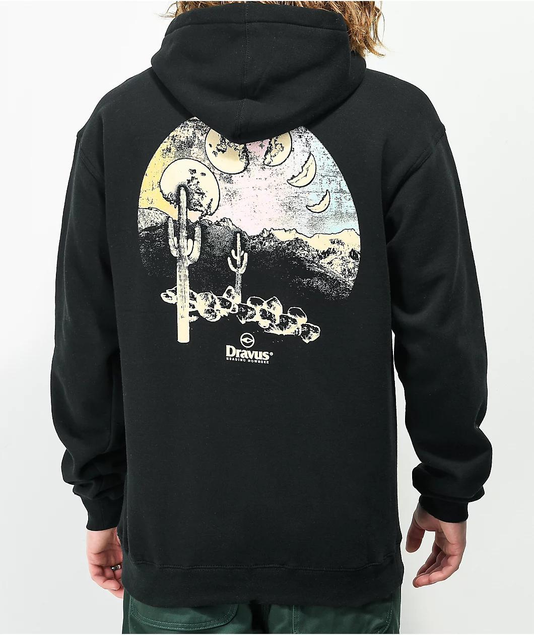 Dravus Many Moons Black Hoodie product image