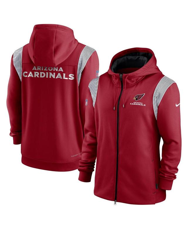 Men's Nike Therma Lockup (NFL Arizona Cardinals) Full-Zip Hoodie Product Image