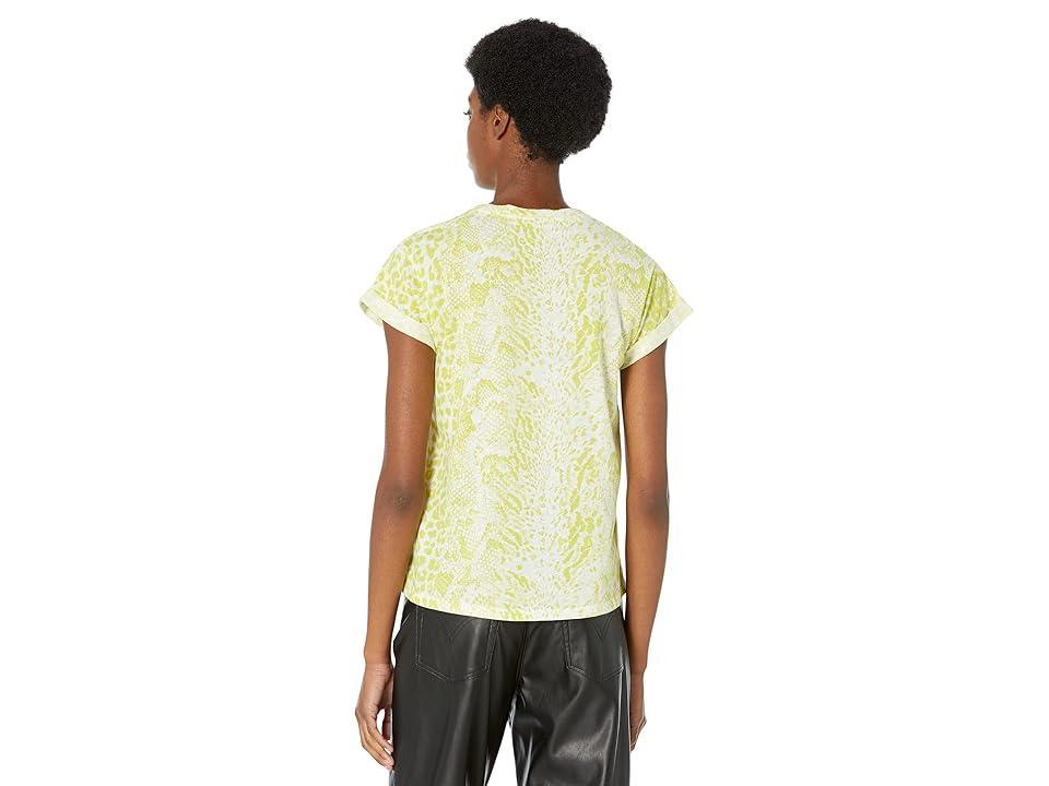 AllSaints Anna Tee (Lime ) Women's Clothing Product Image