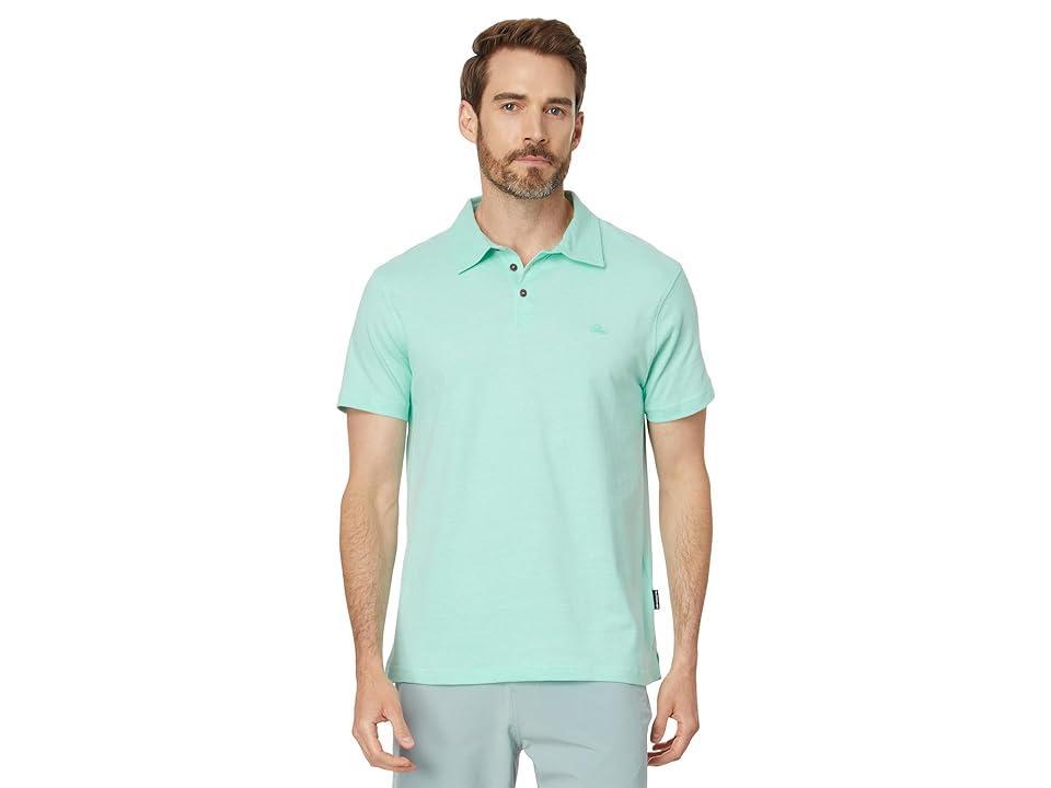 Quiksilver Sunset Cruise Polo Knit Top (Beveled Glass) Men's Clothing Product Image