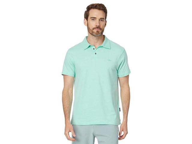 Quiksilver Sunset Cruise Polo Knit Top (Beveled Glass) Men's Clothing Product Image