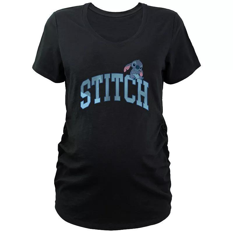 Disneys Lilo & Stitch Cute And Cuddly Maternity Graphic Tee, Womens Product Image