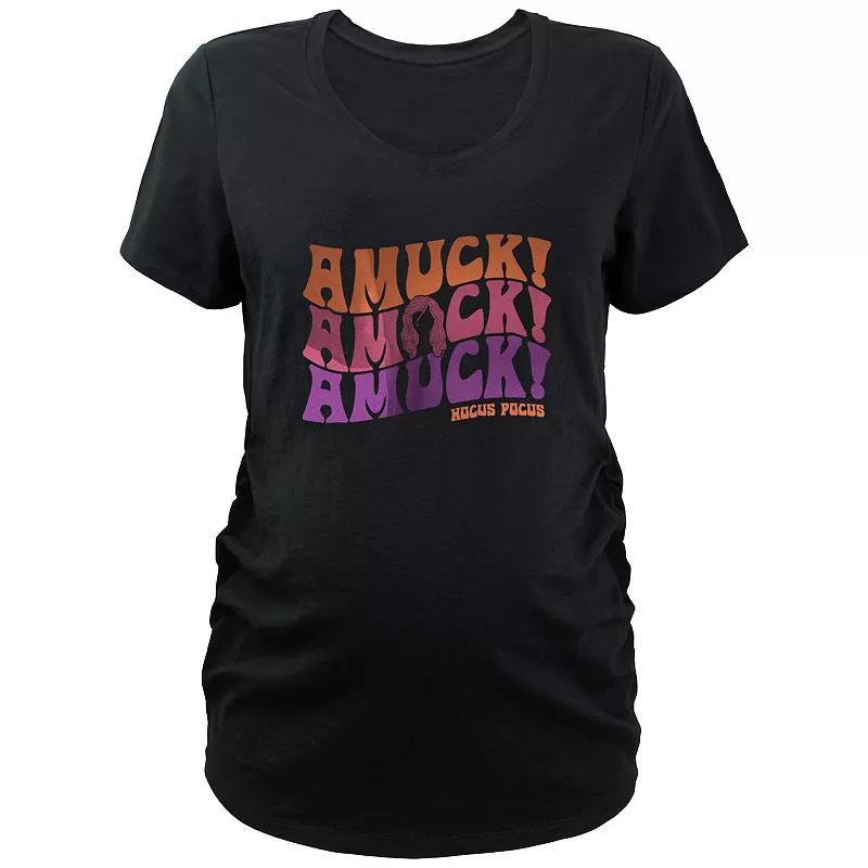 Disneys Hocus Pocus Amuck Amuck Amuck Maternity Graphic Tee, Womens Product Image