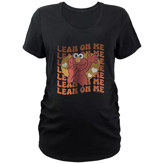 Maternity Sesame Street Elmo Lean On Me Graphic Tee, Womens Product Image