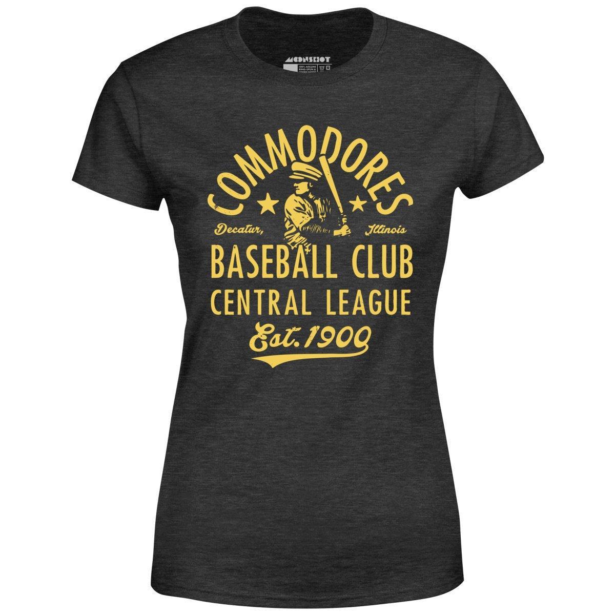 Decatur Commodores - Illinois - Vintage Defunct Baseball Teams - Women's T-Shirt Female Product Image