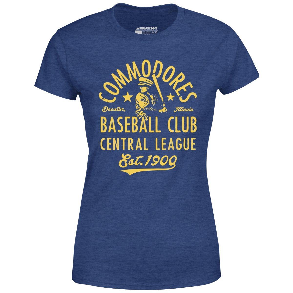 Decatur Commodores - Illinois - Vintage Defunct Baseball Teams - Women's T-Shirt Female Product Image