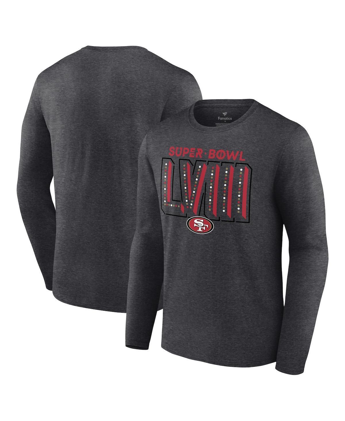 Mens Fanatics Branded Heather Charcoal San Francisco 49ers Super Bowl LVIII Local Team Long Sleeve T-Shirt Product Image