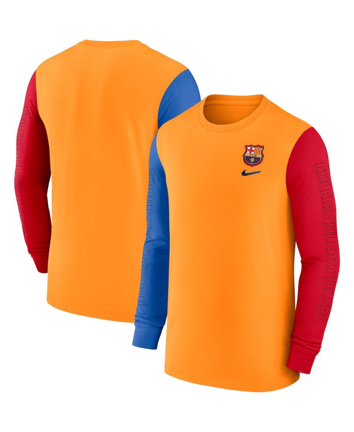 Men's Nike FC Barcelona Long-Sleeve Soccer T-Shirt  Product Image