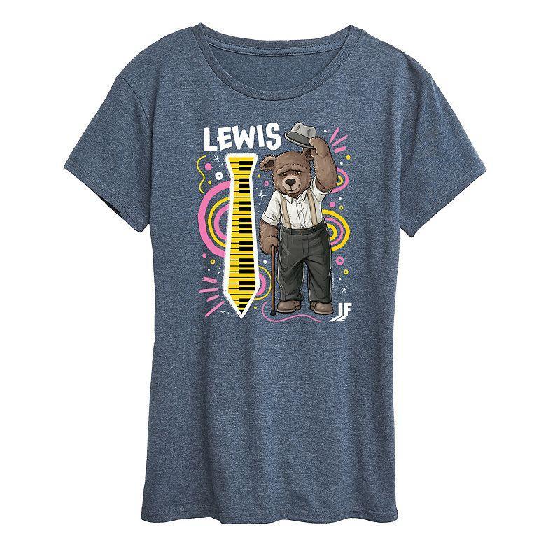 Womens IF Movie Lewis Graphic Tee Blue Product Image