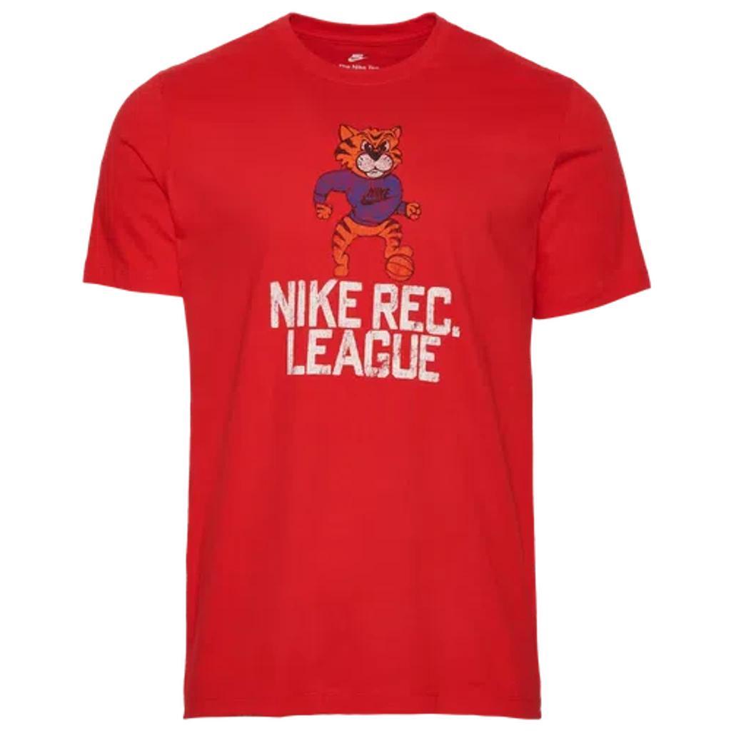 NIKE Mens  Rec League T-shirt In Red Product Image