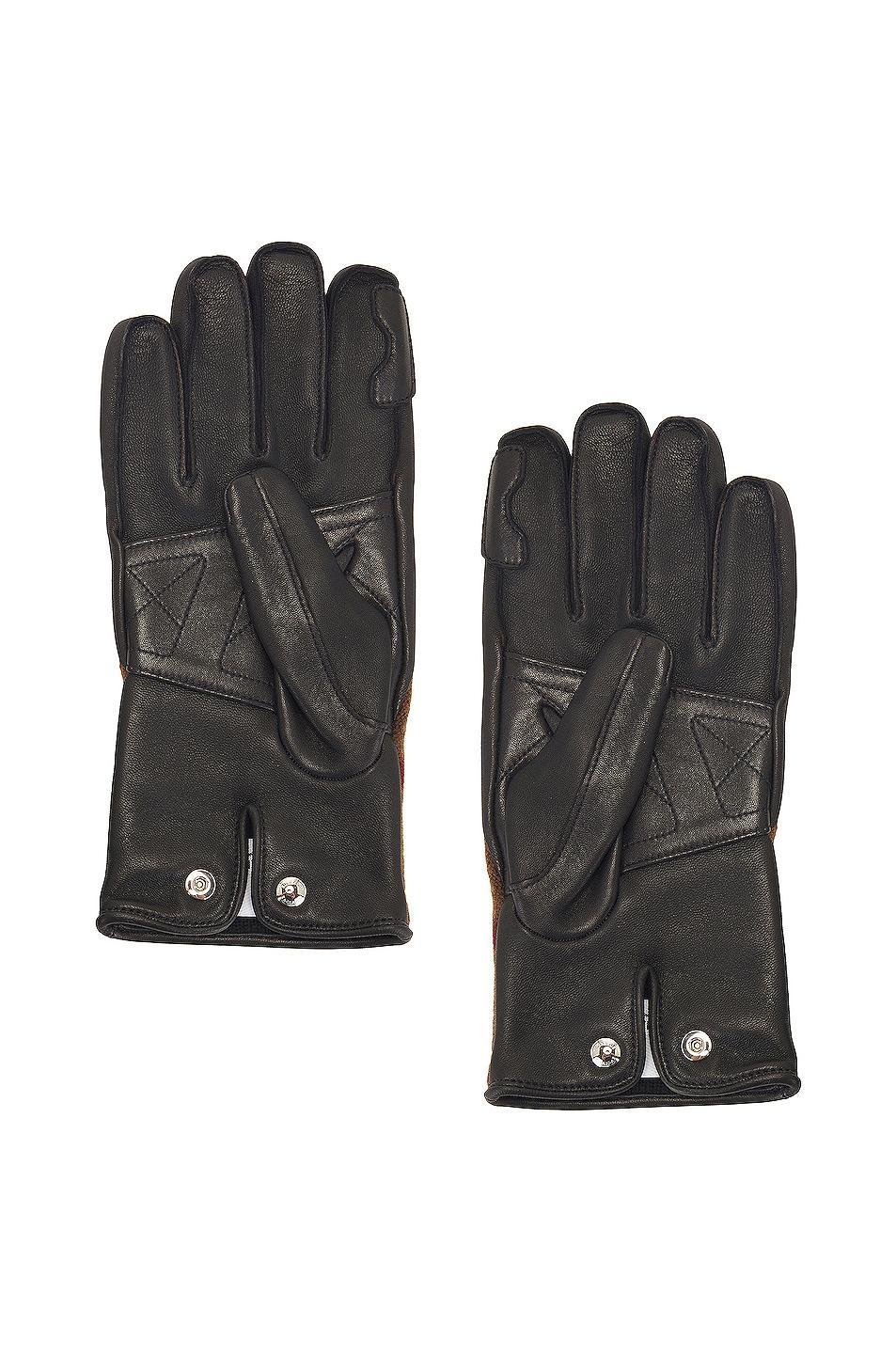 Burberry Gabriel Icon Stripe Gloves Brown. (also in 8.5). Product Image