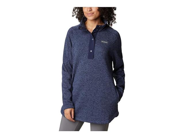 Columbia Sweater Weather Tunic (Dark Nocturnal Heather) Women's Clothing Product Image