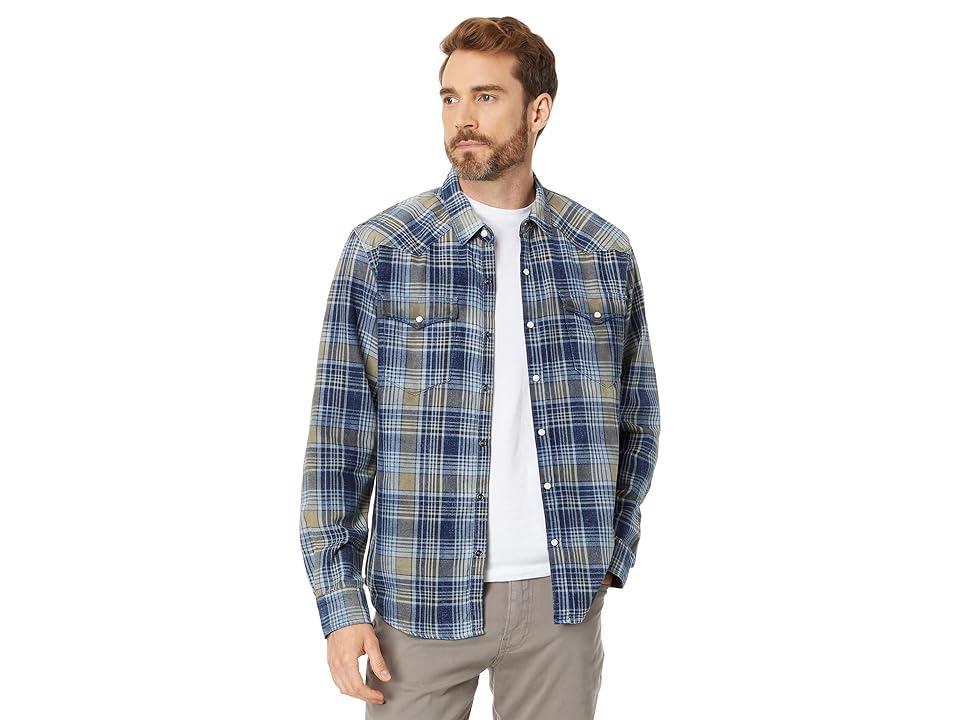 Lucky Brand Long Sleeve Plaid Western Shirt Product Image