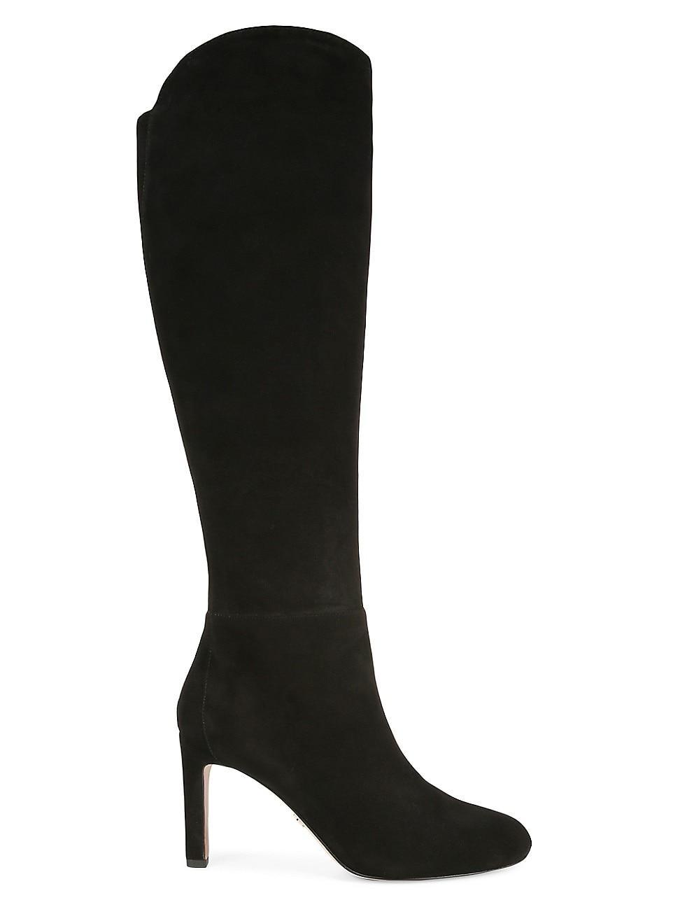 Womens Shauna Leather Knee-High Boots Product Image