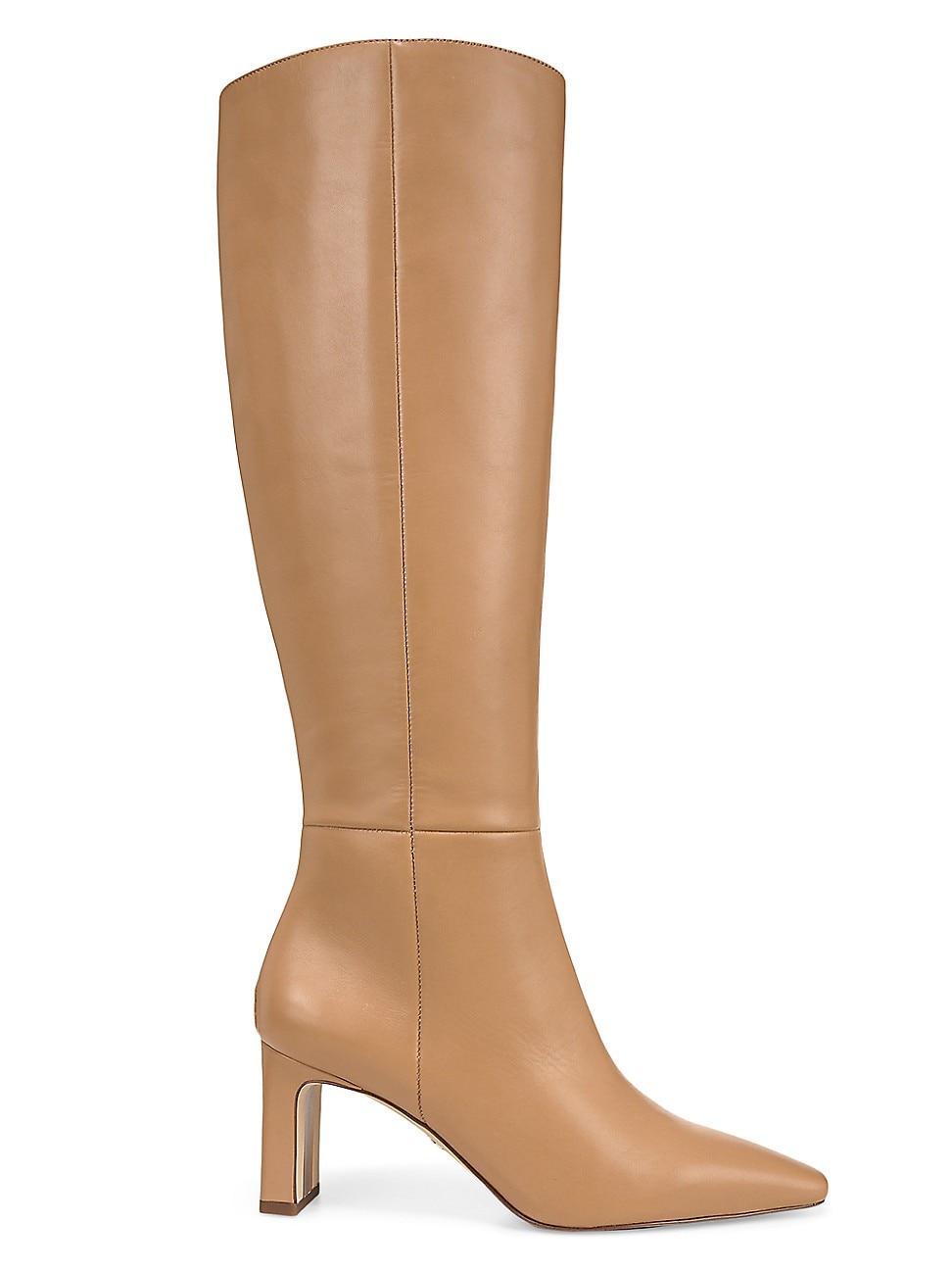 Womens Sylvia 70MM Leather Boots Product Image