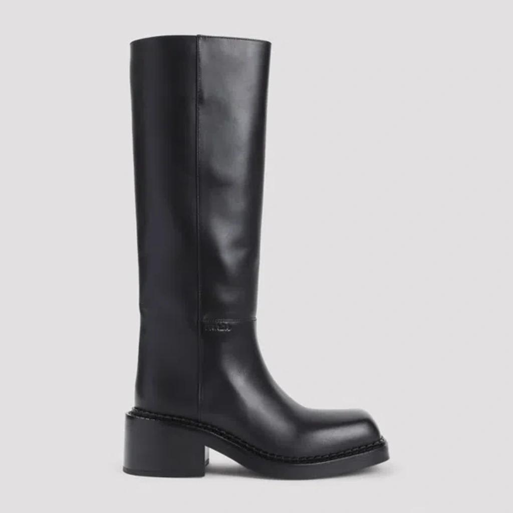 Leather Boots In Black Product Image