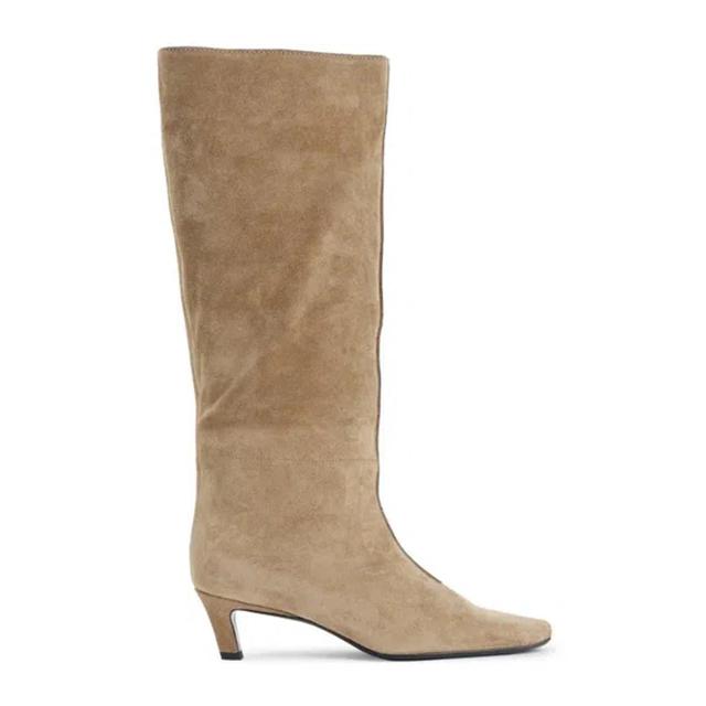 The Wide Shaft Boot Caramel In Neutrals Product Image