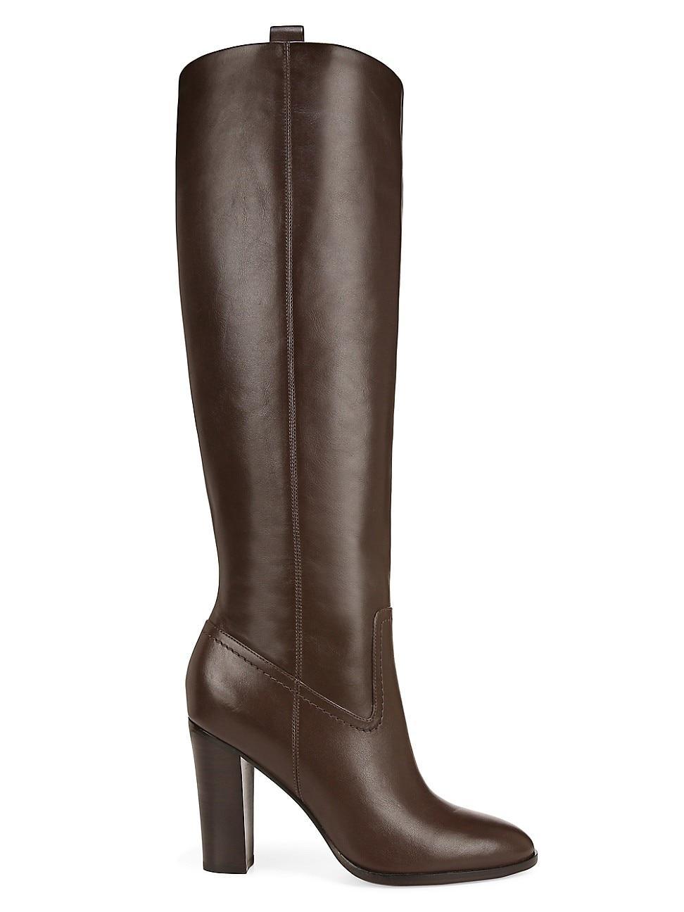 Womens Vesper Wide-Calf Leather Boots product image