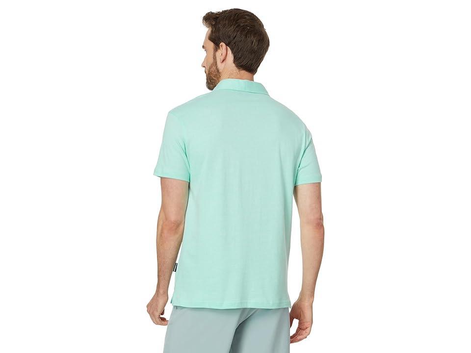 Quiksilver Sunset Cruise Polo Knit Top (Beveled Glass) Men's Clothing Product Image