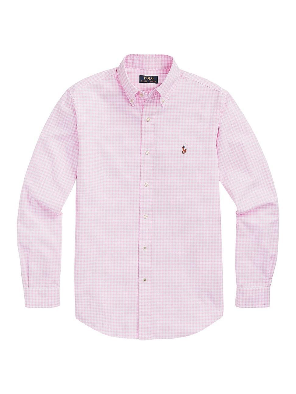 Mens Oxford Gingham Shirt Product Image