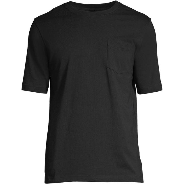 Mens Lands End Super-T Short Sleeve T-Shirt with Pocket Product Image