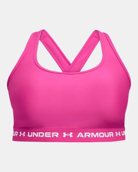 Women's Armour® Mid Crossback Sports Bra Product Image