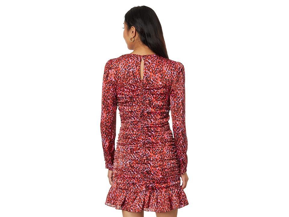 en saison Razzalind Mini Dress (Raspberry) Women's Clothing Product Image