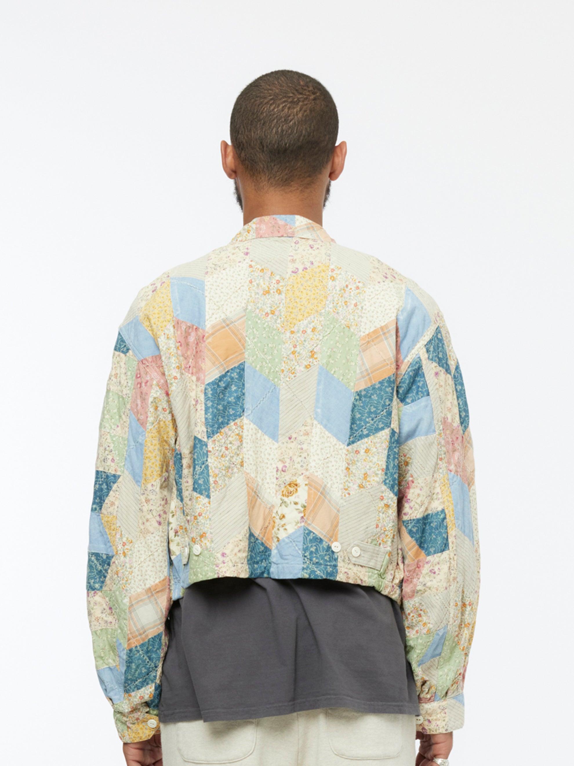 Yabane Quilt Patchwork Drizzler Jacket Product Image