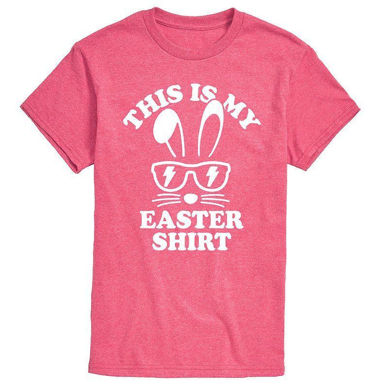 Mens This Is My Easter Shirt Graphic Tee Blue Product Image