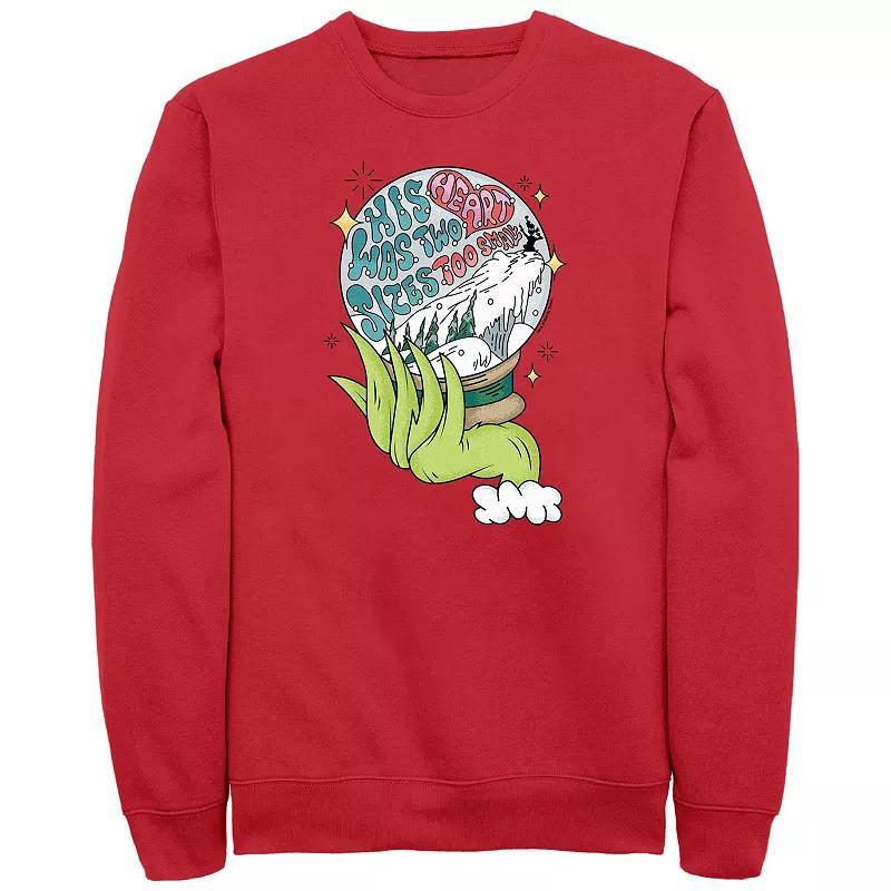 Big & Tall Dr. Seuss Grinch Snowball Graphic Fleece, Mens Product Image