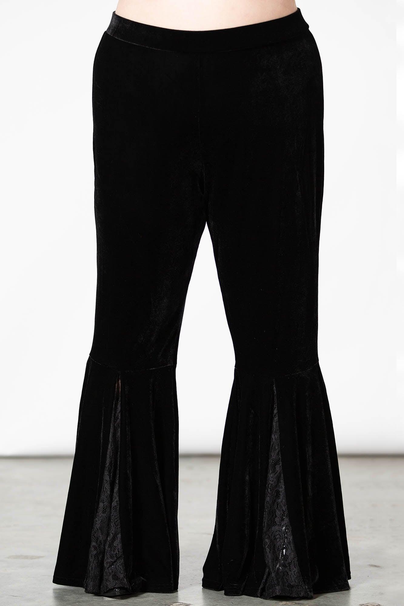 Marisol Velvet Bell Bottoms [PLUS] Female Product Image