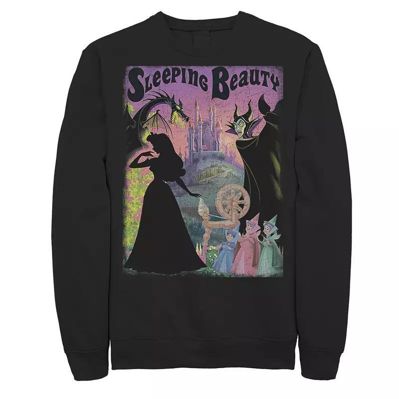 Mens Disney Sleeping Beauty Aurora Maleficent Poster Sweatshirt Product Image