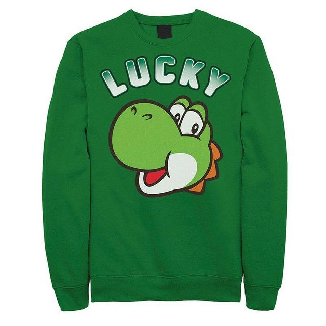 Mens Nintendo Yoshis Head Lucky Sweatshirt Product Image