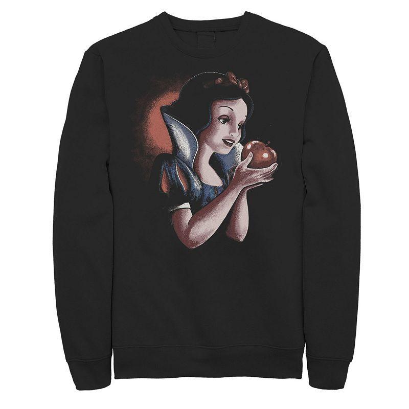 Disneys Snow White Distressed Apple Portrait Mens Sweatshirt Product Image