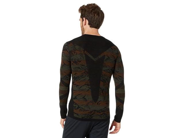 Smartwool Intraknit Merino 200 Pattern Crew (Winter Moss Mountain) Men's Sweater Product Image