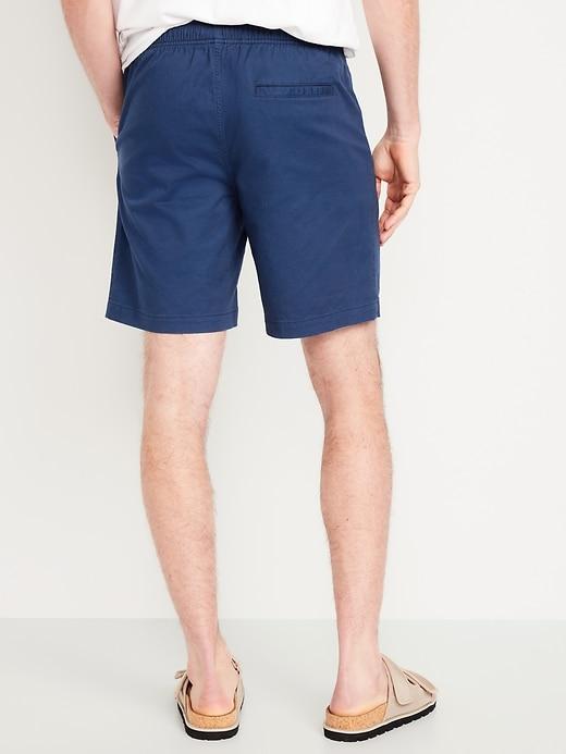 Pull-On Twill Jogger Shorts -- 7-inch inseam Product Image