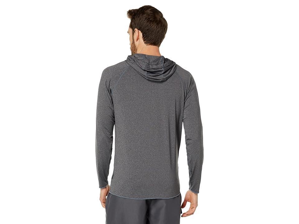 O'Neill Hybrid Long Sleeve Sun Hoodie (Graphite) Men's Swimwear Product Image