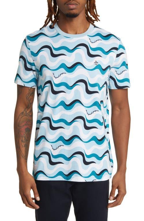 Original Penguin Wavy Pattern Graphic T-Shirt Product Image